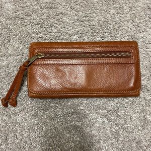 Vintage leather Banana Republic wallet